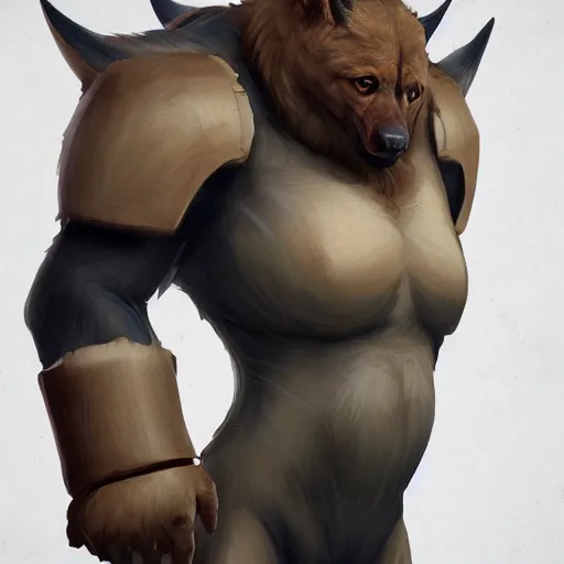 Prompt: a humanoid german shepherd beast - man posing as soccer highly detailed, digital painting, artstation, concept art, smooth, sharp focus, illustration, art by wlop