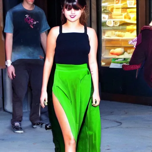 Image similar to selena gomez as celery