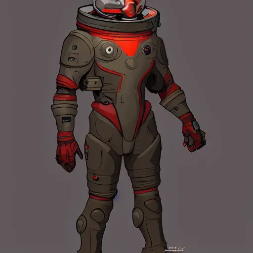 Prompt: character concept art, stylized art, human space suit, sci - fi!!!!, mike mignola, trending on artstation