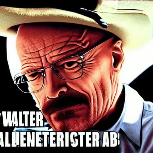 Image similar to Walter white on his first lsd trip