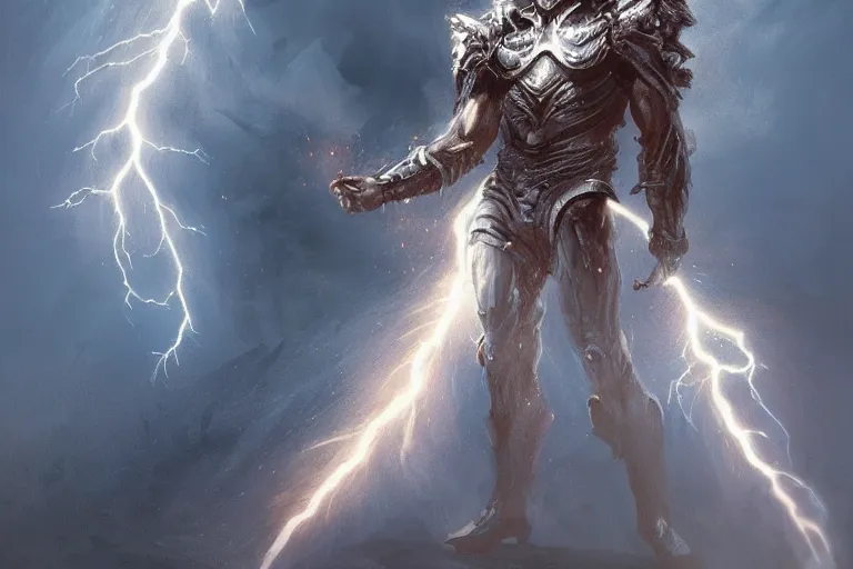 Image similar to lord of lightning by quentin mabille