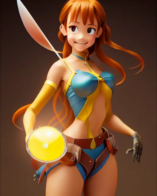 Image similar to weta disney pixar movie still pinup photo of asuna from sao : : as sunburnt tatoo cowgirl bumblebee woman by pixar : : by weta, greg rutkowski, wlop, ilya kuvshinov, rossdraws, artgerm, marvel, maxim cover, latex, octane render, sweaty, iridescent, bright morning, anime, liosh, mucha : :