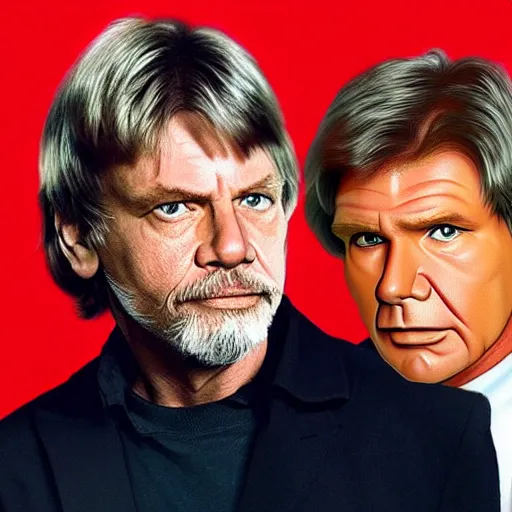 Image similar to mark hamill mixed with harrison ford