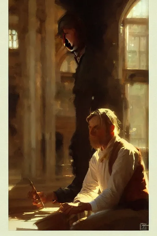 Prompt: portrait pipe organ by anders zorn, wonderful masterpiece by greg rutkowski, beautiful cinematic light, by greg manchess, jessica rossier