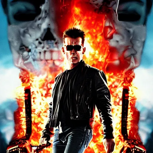 Image similar to terminator 2 movie poster