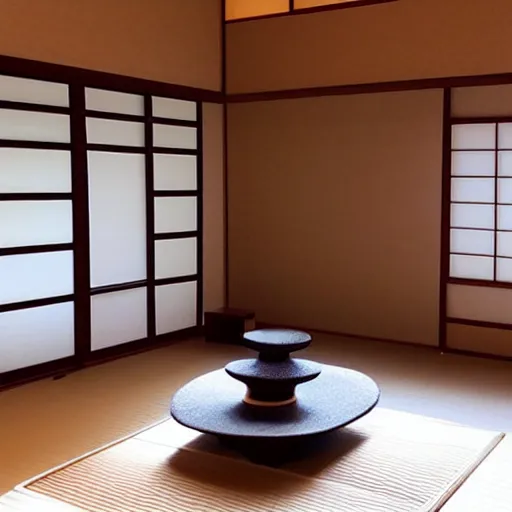 Image similar to “ tatami room, ikebana, summer kakejiku ”