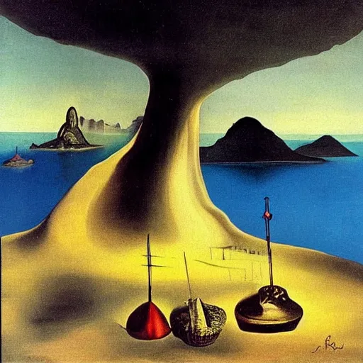 Image similar to rio de janeiro by salvador dali