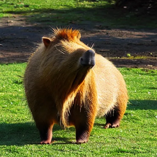 Image similar to giant capybara