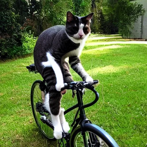 Image similar to cat cycling