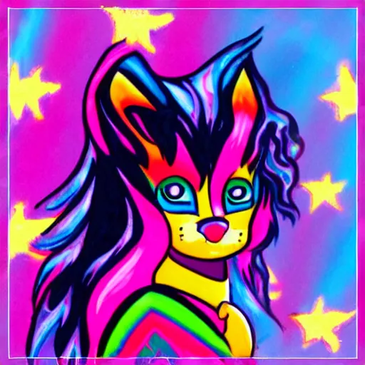 Image similar to “lisa frank starscream”