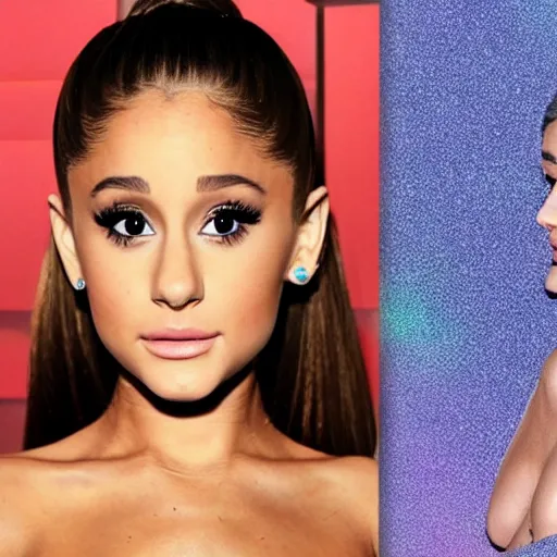 Image similar to ariana grande as an tanned italian woman