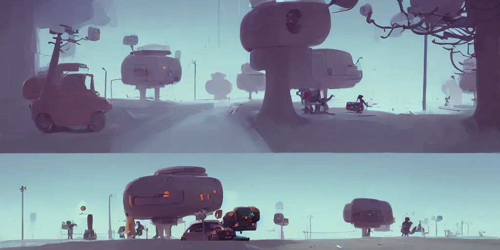 Image similar to time is an illusion lunchtime doubly so by Goro Fujita and Simon Stalenhag , 8k, trending on artstation, hyper detailed, cinematic