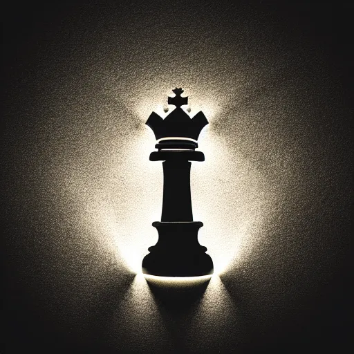 Image similar to vintage instamatic photo of a queen chess piece made of led lights, Puddles, Isometric 3D Fantasy, smooth 3D Illustration, Cinematic Matte Painting, soft render, volumetric lighting ,