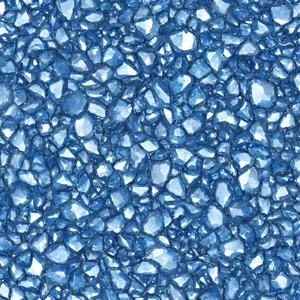 Prompt: huge blue diamond gem texture material, high definition, high detail, 8k, photorealistic