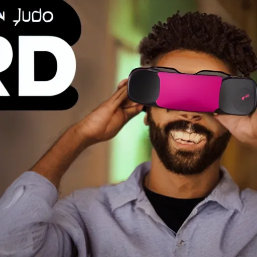 Image similar to judeo christian god with VR headset