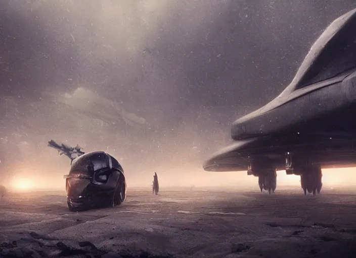 Image similar to a beautiful cinematic photograph by greg rutkowski and mark romanek and christopher nolan, sci - fi