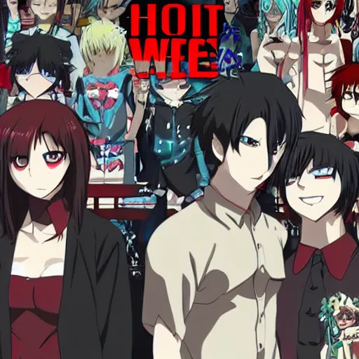 Prompt: hot topic anime