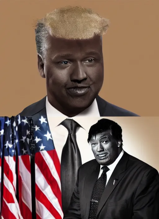 Image similar to black Donald Trump