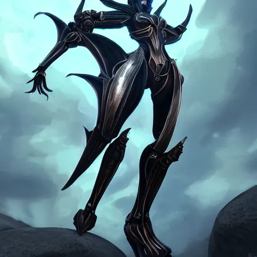 Image similar to highly detailed exquisite fanart, looking up at a 300 foot tall giant elegant beautiful saryn female warframe, as an anthropomorphic robot female dragon, sharp claws, posing elegantly over your tiny form, detailed legs looming over your pov, giantess shot, camera close to the legs, upward shot, ground view shot, leg shot, front shot, epic cinematic shot, high quality warframe fanart, captura, realistic, professional digital art, high end digital art, furry art, giantess art, anthro art, DeviantArt, artstation, Furaffinity, 8k HD render, epic lighting