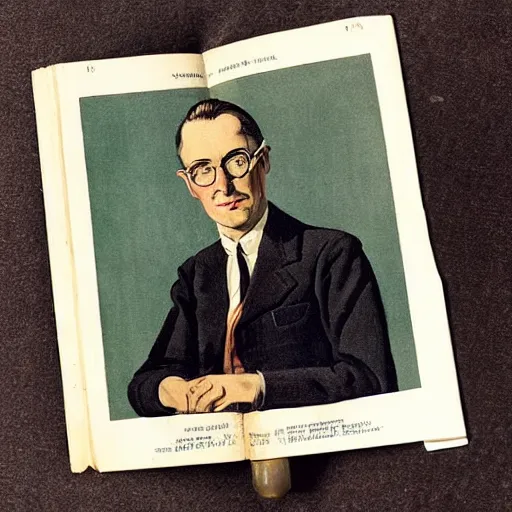 Image similar to “James Macvoy portrait, color vintage magazine illustration 1950”