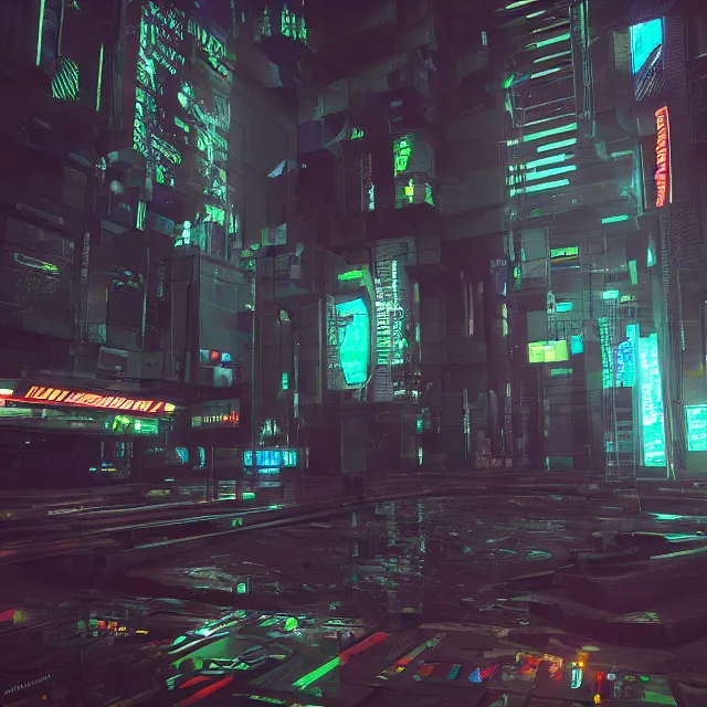 Image similar to a cyberpunk 3 d render by sarper baran, high detail, trending on artstation, octane render, unreal engine