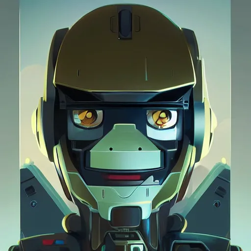 Image similar to face icon stylized minimalist robotech, loftis, cory behance hd by jesper ejsing, by rhads, makoto shinkai and lois van baarle, ilya kuvshinov, rossdraws global illumination