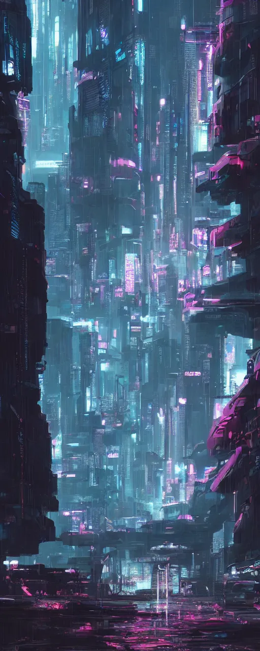 Colorful Abstract City Wallpapers - Cyberpunk City Wallpaper iPhone