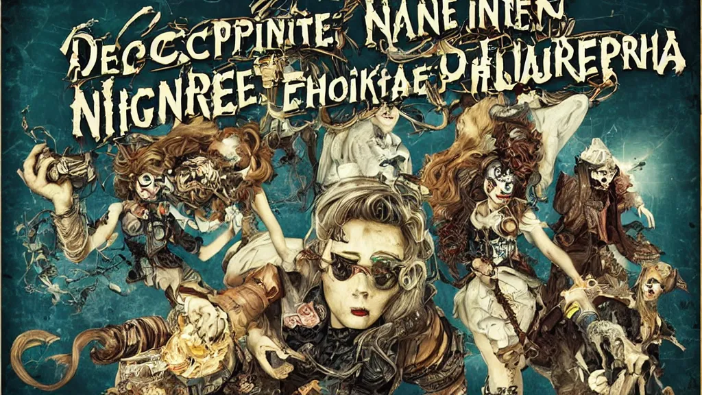 Image similar to decopunk sane infinite nightmare