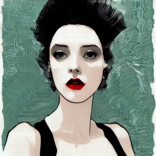 Prompt: mandelbulb portrait of a beautiful woman by liepke and apollonia saintclair