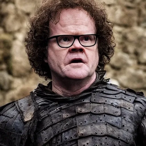 Prompt: Dr Steve Brule as The Hound in Game of Thrones