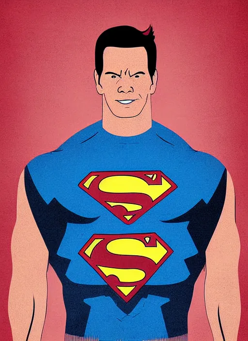 Prompt: superhero, supersuit, mark wahlberg is aardvark man, upper body portrait, digital art, illustrator