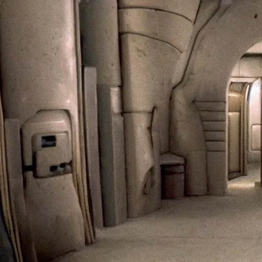 Prompt: the backrooms in star wars