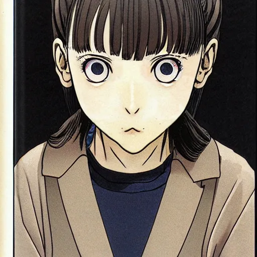 Prompt: young girl by naoki urasawa, 浦 沢 直 樹, detailed, manga, illustration