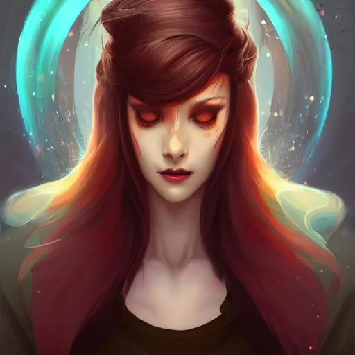 Image similar to a portrait of a beautiful shodan, art by lois van baarle and loish and ross tran and rossdraws and sam yang and samdoesarts and artgerm and saruei, digital art, highly detailed, intricate, sharp focus, trending on artstation hq, deviantart, unreal engine 5, 4 k uhd image