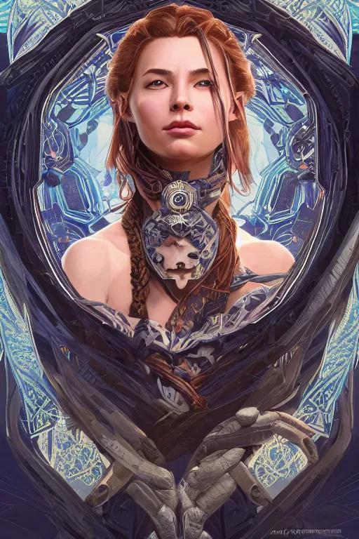 Image similar to symmetry!! portrait of woman with seal features in the style of horizon zero dawn, machine face, intricate, elegant, highly detailed, digital painting, artstation, concept art, smooth, sharp focus, illustration, art by artgerm and greg rutkowski and alphonse mucha, 8 k