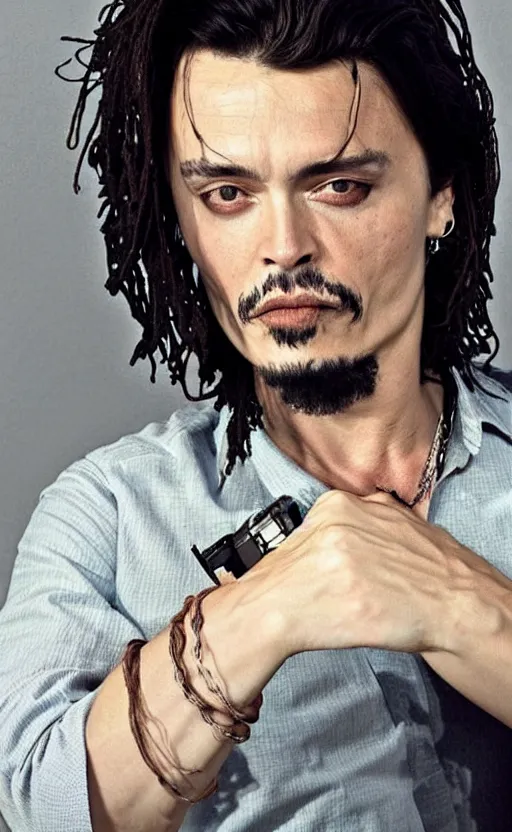 Image similar to femenine johnny deep