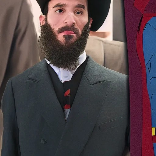 Image similar to Hasidic Superman directed by Scott Snyder directors cut