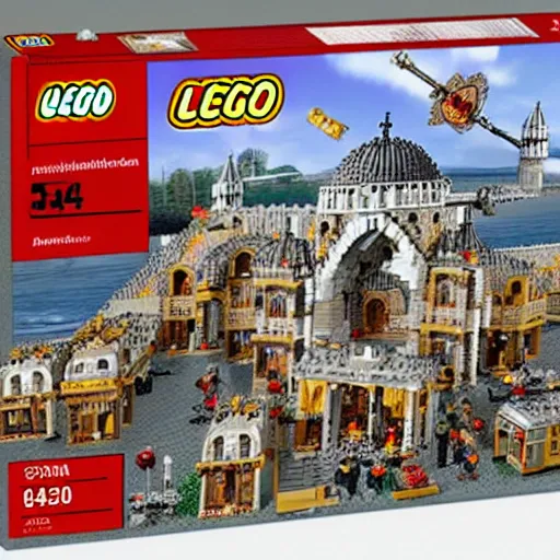 Image similar to 1 4 5 3 fall of constantinople lego set