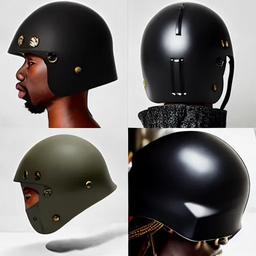 Image similar to yeezy helmet!! fashion designed by ye