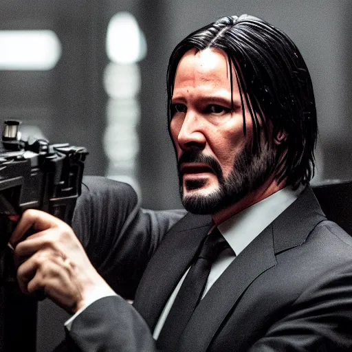 Image similar to John Wick, dramatic, (EOS 5DS R, ISO100, f/8, 1/125, 84mm)