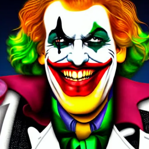 Image similar to the joker as ronald mcdonald