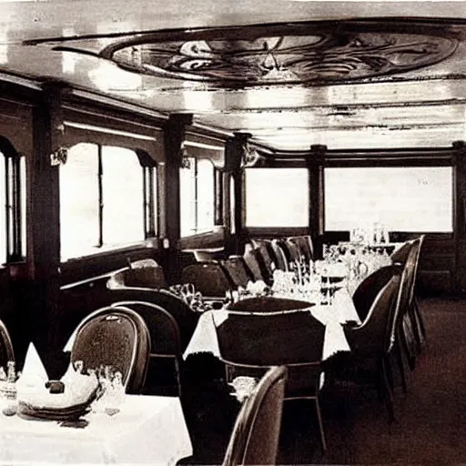 titanic first class dining room