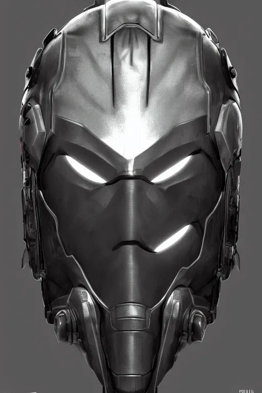 Image similar to cyber cyborg ninja mask helmet metal gear solid artic suit swat commando, global illumination ray tracing hdr fanart arstation by sung choi and eric pfeiffer and gabriel garza and casper konefal, a spectacular view cinematic rays of sunlight comic book illustration, by john kirby