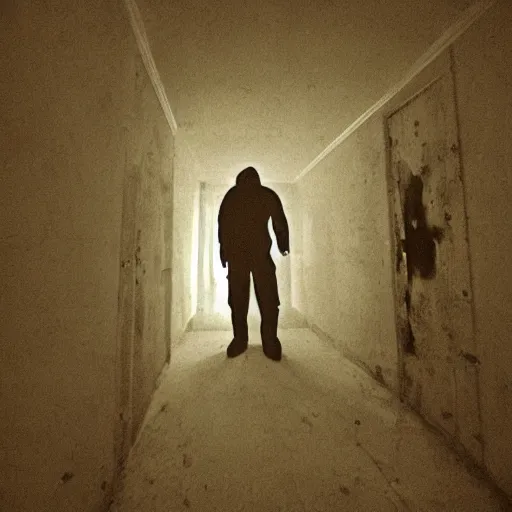 Prompt: scp 0 9 6 in the dark creepy room, photo found after death