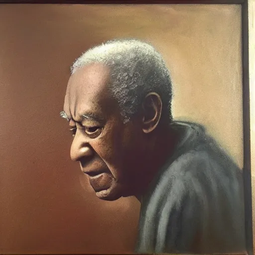 Prompt: “An Odd Nerdrum painting of Bill Cosby”