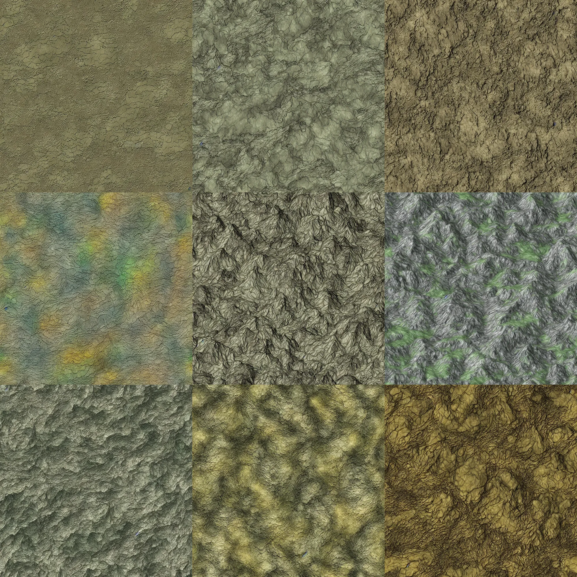 Prompt: mountains texture on a fantasy map tolkien seamless texture