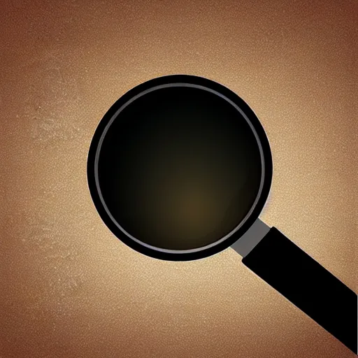 Prompt: magnifying glass icon,