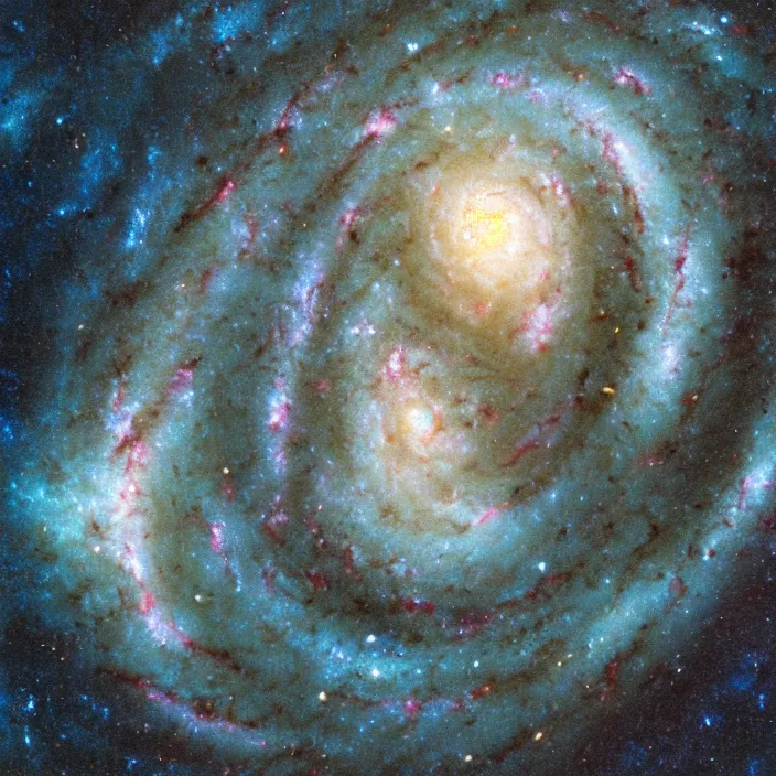 Prompt: A spiral galaxy with a barrel, NASA true color photograph, very detailed, 8k resolution