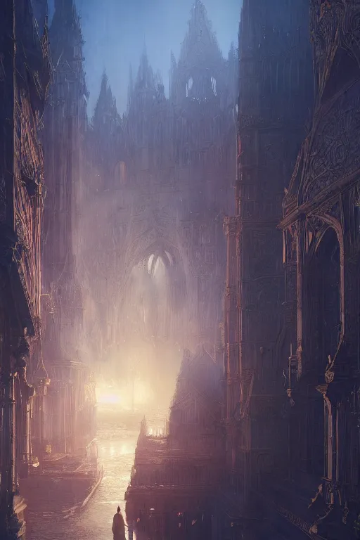 Image similar to Avalon the royal city of king arthur, intricate, elegant, volumetric lighting, digital painting, highly detailed, artstation, sharp focus, illustration, concept art, ruan jia, steve mccurry