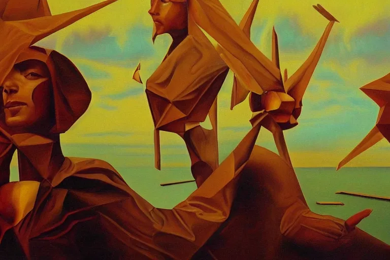 Image similar to boards of canada, surrealism, elegant oil painting, highly detailed